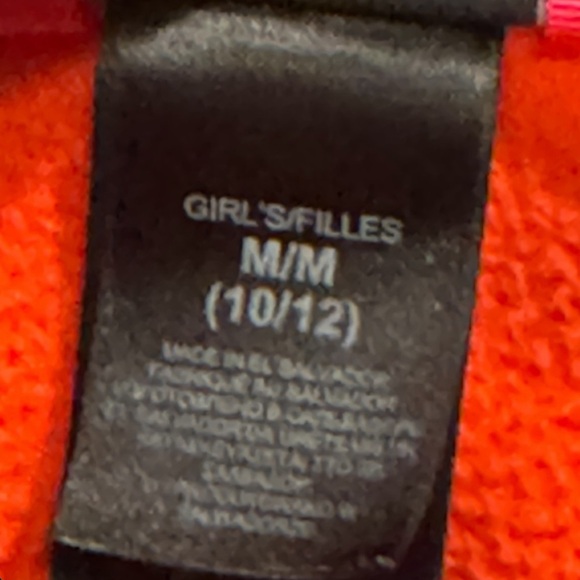 The North Face Pinkish Red and Black Fleece Jacket - Girls Medium - Picture 6 of 6